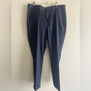Men's Navy Slim Dress Pants